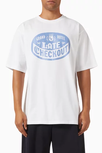 Badge T-shirt in Cotton