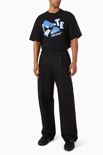 Bell-print T-shirt in Cotton