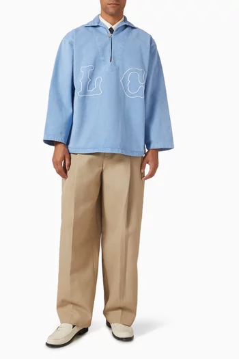 Faded LC Smock Shirt in Cotton