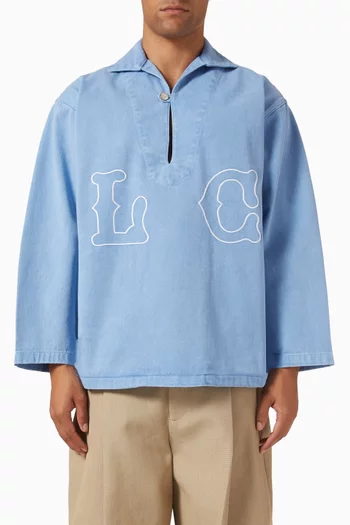 Faded LC Smock Shirt in Cotton