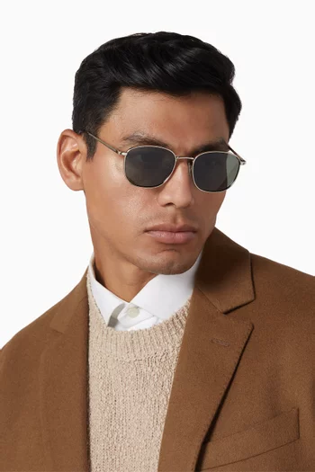 نظارة شمسية نبتون دو بإطار معدن