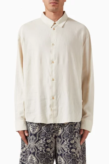 Fulvio Shirt in Linen-blend