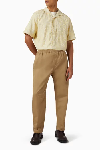 Banasa Relaxed-fit Pants in Cotton-linen