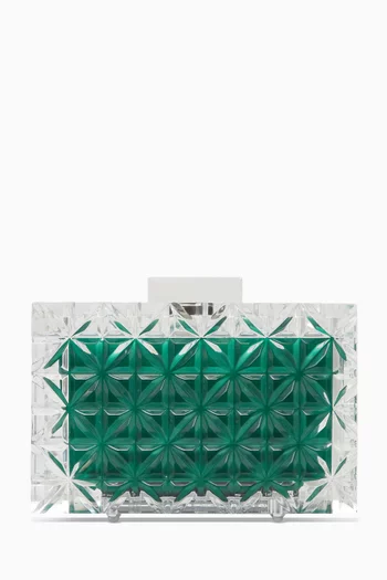 Maude Clutch Bag in Acrylic