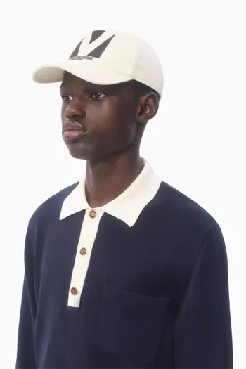 Chez Valentino Baseball Cap in Cotton