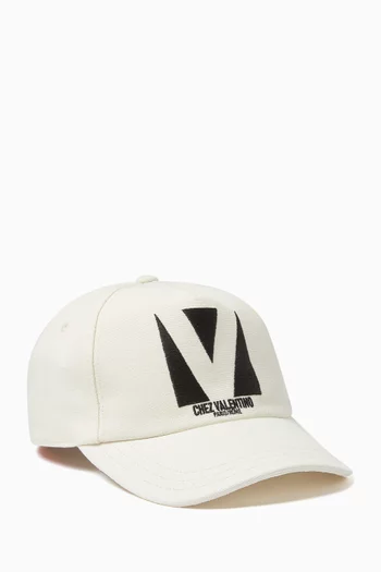 Chez Valentino Baseball Cap in Cotton