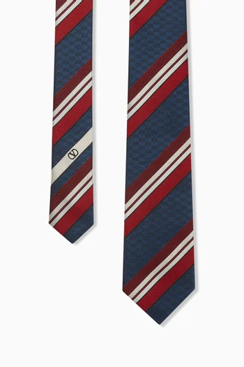 Valentie Tie in Silk Jacquard