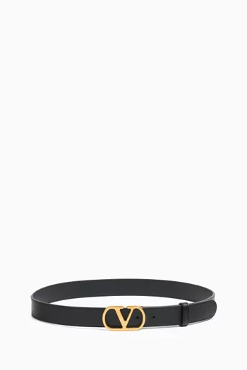 VLOGO Signature Belt in Calfskin
