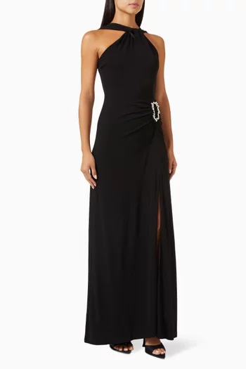 Samara Maxi Dress in Stretch-viscose