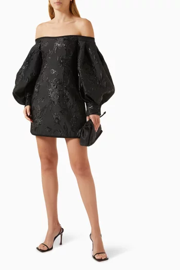 Skylar Mini Dress in Jacquard