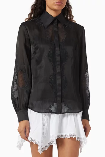 Evander Shirt in Silk-blend