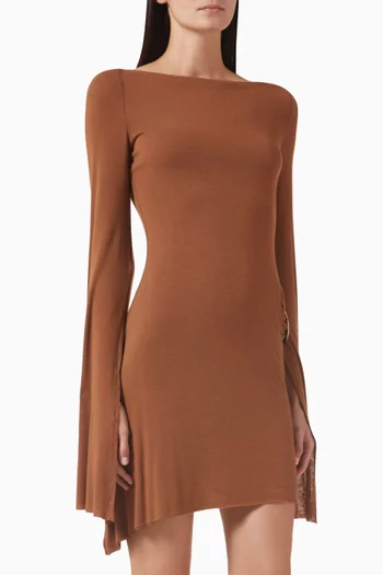 Anita Mini Dress in Cashmere-blend