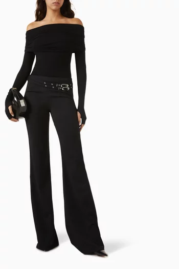 Amala Off-shoulder Blouse in Viscose Blend