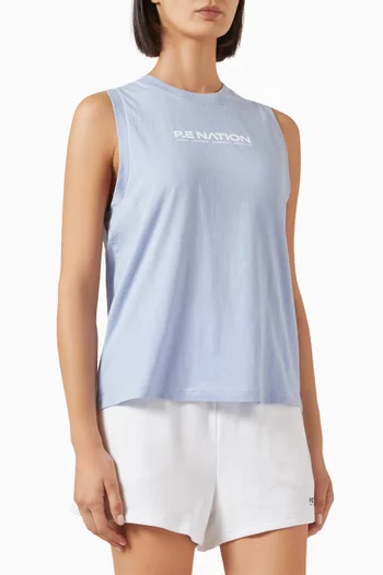 Shuffle Logo Tank Top in Organic Cotton