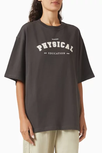 Physical Oversized T-shirt in Cotton