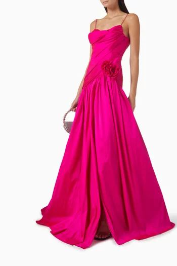 Elvie Elbise Gown in Taffeta