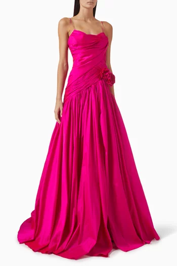 Elvie Elbise Gown in Taffeta