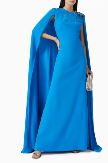 Anemone Gown in Crepe