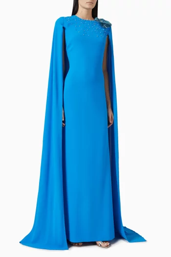 Anemone Gown in Crepe