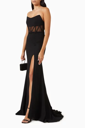 Starlow Gown in Crepe
