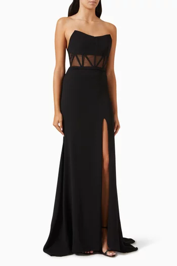 Starlow Gown in Crepe