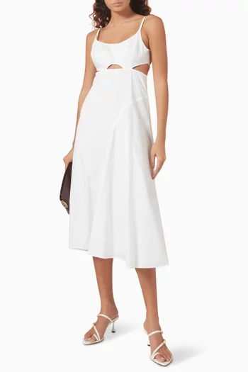 Cami Midi Dress in Cotton
