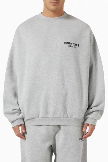 Logo Crewneck Sweatshirt in Fleece