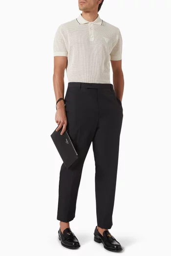 تي شيرت بولو قماش شبكي