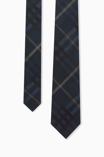 Check Tie in Silk