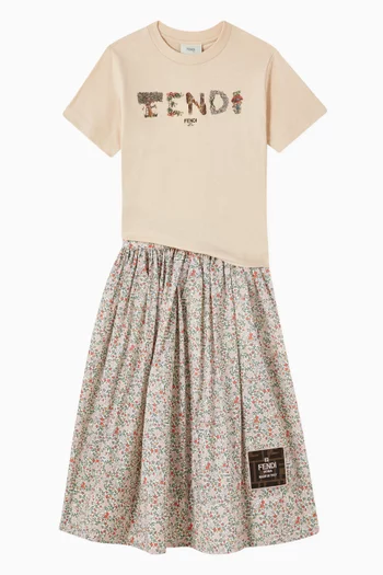 Logo-print T-shirt in Cotton