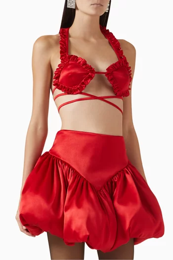 Diamond Bralette in Satin