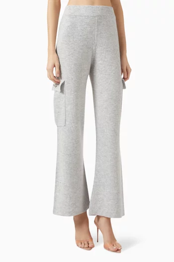 Cargo Pants in Wool-cashmere
