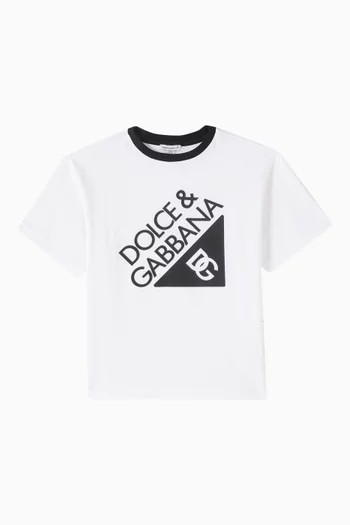 Logo-print T-shirt in Cotton