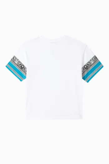 Printed Logo T-shirt in Cotton