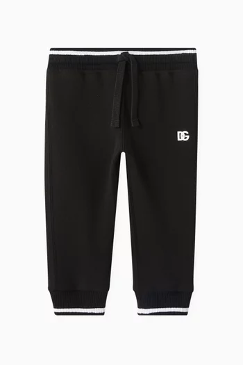 DG Striped Sweatpants in Cotton-jersey