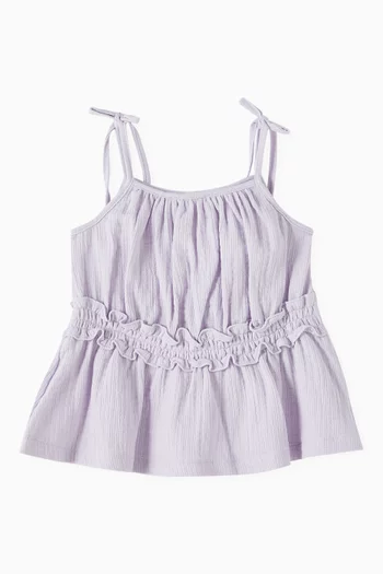 Gathered-tie Dress
