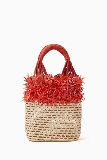 x PatBO Lis Bucket Bag in Raffia