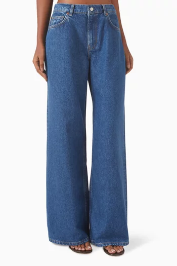Cary Wide-leg Jeans in Denim
