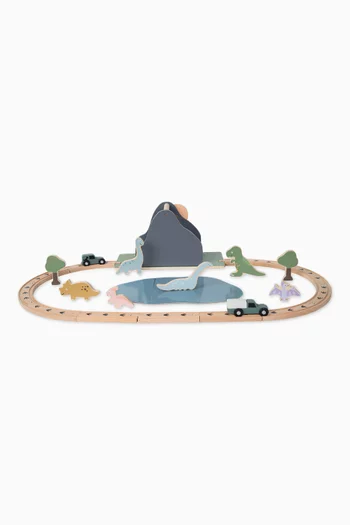 Dino World Car Track Toy Set