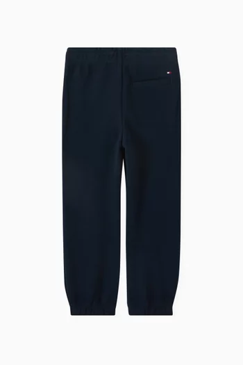 Logo Cuffed Sweatpants in Cotton-blend