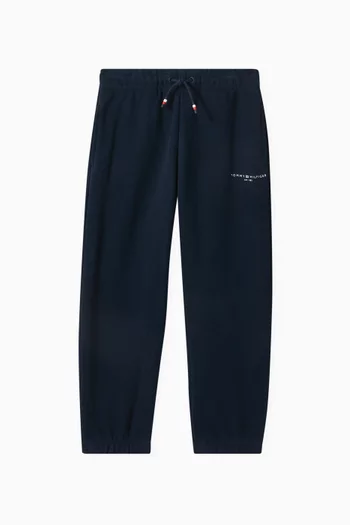 Logo Cuffed Sweatpants in Cotton-blend
