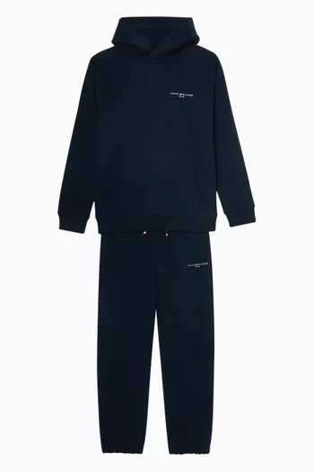 Mini Logo Hoodie in Cotton-blend