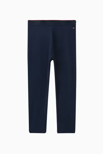 Signature Waistband Leggings in Stretch Cotton