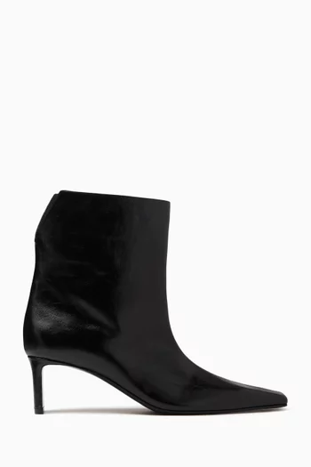 Ona 55 Ankle Boots in Glazed Leather