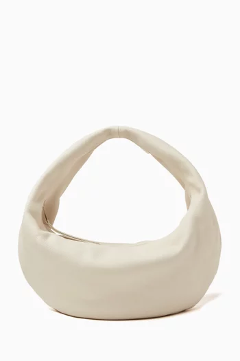 Medium Olivia Hobo Shoulder Bag in Calf Leather