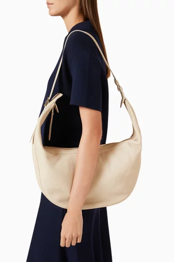 Augustina Hobo Shoulder Bag in Calf Leather