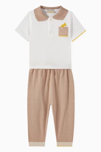 Knit Sweatpants in Organic Silk-cotton