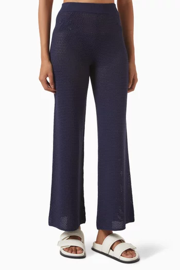 Goeland Pants in Openwork-knit