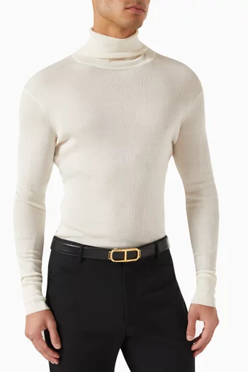 T-line Belt in Leather
