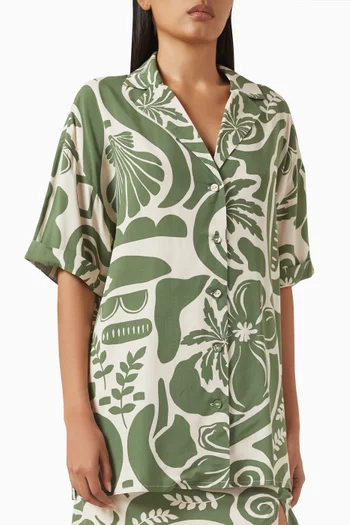 Amos Printed Resort Shirt